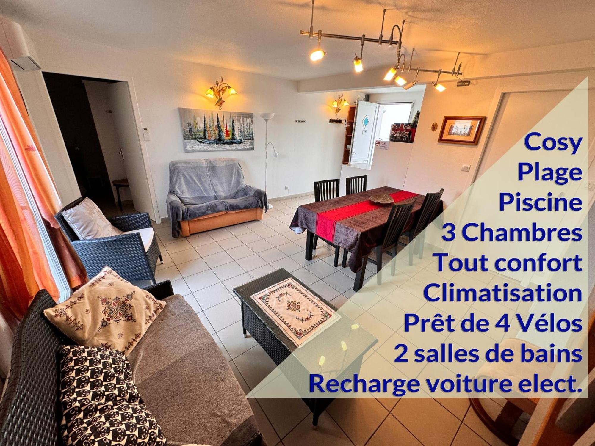 Les Amareyeurs - Ile D'Oleron - Maison Classee 3 Etoiles Avec Piscine - Clim - Velos Le Château-dʼOléron Eksteriør bilde